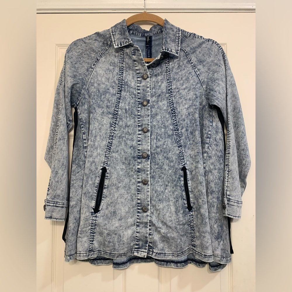 Denim Button-Up Jacket